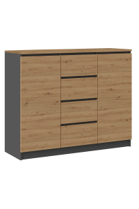 Topeshop 2D4S ANT/ART BA KPL komoda Obrázok pre Topeshop 2D4S ANT/ART BA KPL komoda