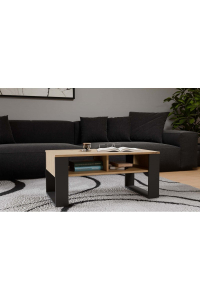 Obrázok pre KÁVOVÝ STOLEK MODERN 2P ARTISAN NOHA ANTRACIT