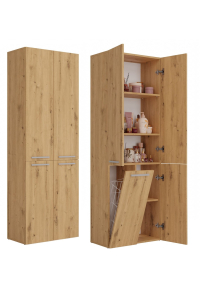 Topeshop NEL 1K DD ART KPL koupelnový doplněk Dub Obrázok pre Topeshop NEL 1K DD ART KPL koupelnový doplněk Dub