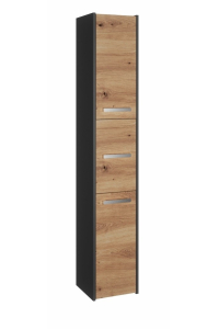 Topeshop S33 ANTRACYT/ARTISAN koupelnový doplněk Dub Obrázok pre Topeshop S33 ANTRACYT/ARTISAN koupelnový doplněk Dub