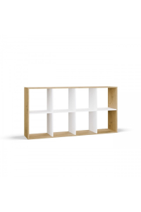 REGÁL MALAX 2X4 ARTISAN/BÍLÝ Obrázok pre REGÁL MALAX 2X4 ARTISAN/BÍLÝ