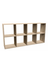 Topeshop MALAX 2X4 SONOMA knihovna do obývacího pokoje Obrázok pre Topeshop MALAX 2X4 SONOMA knihovna do obývacího pokoje