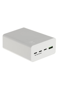 White powerbank Greencell 30000mAh, 22.5W, 4 ports Obrázok pre White powerbank Greencell 30000mAh, 22.5W, 4 ports