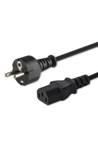 Savio Napájecí kabel Schuko (M) - IEC C13 1,8m CL-138 Obrázok pre Savio Napájecí kabel Schuko (M) - IEC C13 1,8m CL-138