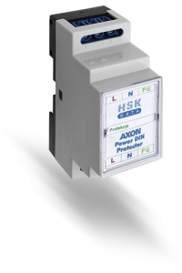 Obrázok pre HSK DATA AXON [Power DIN Protector] - zabezpieczenie przeciwprzepięciowe dla urządzeń automatyki przemysłowej (wielokanałowy układ zabezpieczający niewielkie rozmiary)