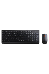 Lenovo 300 klávesnice Obsahuje myš Univerzální USB QWERTY Americká angličtina Černá Obrázok pre Lenovo 300 klávesnice Obsahuje myš Univerzální USB QWERTY Americká angličtina Černá