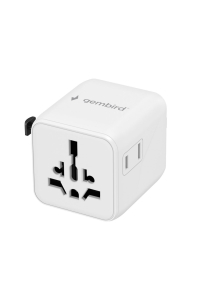 Obrázok pre Gembird TPA-INT-01-W Univerzální cestovní napájecí adaptér, bílý