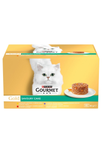 Obrázok pre PURINA Gourmet Gold Savoury cake - mokré krmivo pro kočky - 48x85g
