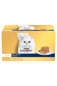 PURINA Gourmet Gold Mousse Box - mokré krmivo pro kočky - 48x85g Obrázok pre PURINA Gourmet Gold Mousse Box - mokré krmivo pro kočky - 48x85g