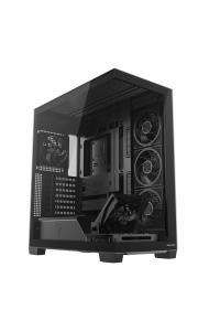 Počítačová skříň MODECOM VOLCANO STELLAR PLUS ARGB MIDI 5F Černá Obrázok pre Počítačová skříň MODECOM VOLCANO STELLAR PLUS ARGB MIDI 5F Černá
