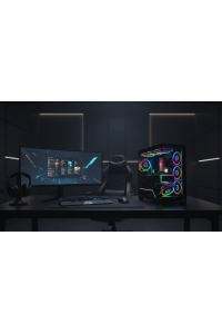Počítačová skříň MODECOM VOLCANO STELLAR PLUS MIDI Černá Obrázok pre Počítačová skříň MODECOM VOLCANO STELLAR PLUS MIDI Černá