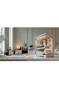 Počítačová skříň MODECOM VOLCANO STELLAR PLUS MIDI Bílá Obrázok pre Počítačová skříň MODECOM VOLCANO STELLAR PLUS MIDI Bílá