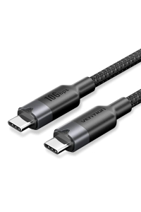 Obrázok pre USB-C kabel na C Vention USB 3.2 5A 10Gbps 1m BK