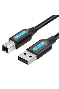 Obrázok pre Vention COQBI USB kabel USB 2.0 3 m USB A USB B Černá