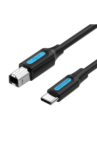 Obrázok pre Kabel pro tiskárnu USB 2.0 typ C samec na B samec 2 m