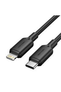 Obrázok pre Kabel USB-C na Lightning 3A 480Mbps 1m ČERNÝ