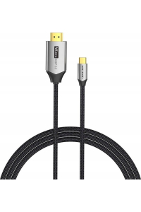 Obrázok pre USB-C kabel na HDMI Vention 4K@60Hz oplot 2m GREY