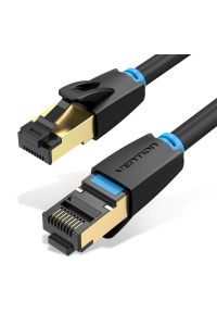 Vention IKABG síťový kabel Černá 20m Cat8 S/FTP (S-STP) Obrázok pre Vention IKABG síťový kabel Černá 20m Cat8 S/FTP (S-STP)