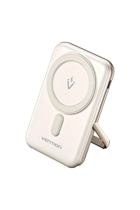 Vention 10000mAh 20W - magnetický powerbank (bílý) Obrázok pre Vention 10000mAh 20W - magnetický powerbank (bílý)