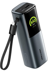 Powerbank Vention Powerhive 20000 mAh 165 W + kabel Obrázok pre Powerbank Vention Powerhive 20000 mAh 165 W + kabel