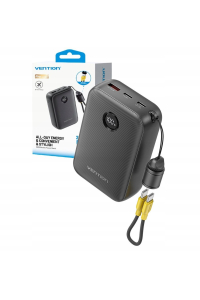 Powerbank Vention 20000mAh 2xUSB-C 1xUSB-A 22,5W BL Obrázok pre Powerbank Vention 20000mAh 2xUSB-C 1xUSB-A 22,5W BL