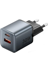 Obrázok pre Vention 30W - nabíječka s technologií GaN, 1x USB-A 1x USB-C (černá)