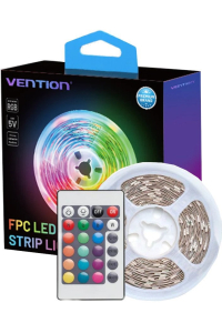 Obrázok pre LED páska Vention RGB FPC LED z pilotem 5V 5m