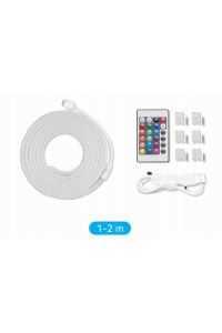 LED páska Vention Silicone Neon s dálkovým ovládáním 12V 2m Obrázok pre LED páska Vention Silicone Neon s dálkovým ovládáním 12V 2m