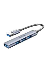 Obrázok pre Vention CKOHB rozbočovač rozhraní USB 3.2 Gen 1 (3.1 Gen 1) Type-A 5000 Mbit/s Šedá