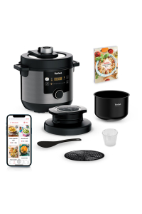 Tefal Turbo Cuisine & Fry CY7788 7,6 l Černá 1200 W Obrázok pre Tefal Turbo Cuisine & Fry CY7788 7,6 l Černá 1200 W