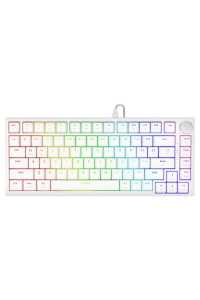 Obrázok pre Savio ASTRAL WHITE JADE klávesnice Hraní USB QWERTY US Mezinárodní Bílá