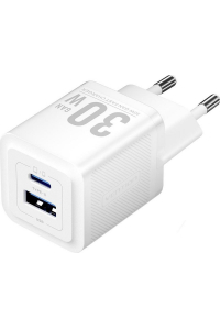 Obrázok pre Vention 30W - nabíječka s technologií GaN, 1x USB-A 1x USB-C (bílá)
