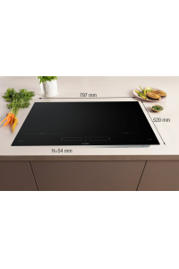 Gorenje GI8432BSCWF Černá Vestavěné 60 cm Indukční varná deska se zónami 4 zóna/zón Obrázok pre Gorenje GI8432BSCWF Černá Vestavěné 60 cm Indukční varná deska se zónami 4 zóna/zón