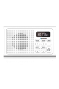 Blaupunkt DR3WH Přenosné rádio Bílý Obrázok pre Blaupunkt DR3WH Přenosné rádio Bílý