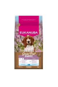 EUKANUBA Grain Free Puppy Small/Medium Ocean Fish - suché krmivo pro psy - 3kg Obrázok pre EUKANUBA Grain Free Puppy Small/Medium Ocean Fish - suché krmivo pro psy - 3kg