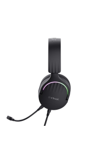 Trust GXT 490 FAYZO Sluchátka s mikrofonem Kabel Přes hlavu Hraní USB Typ-A Černá Obrázok pre Trust GXT 490 FAYZO Sluchátka s mikrofonem Kabel Přes hlavu Hraní USB Typ-A Černá