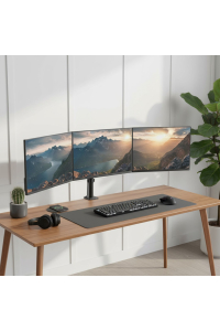 Obrázok pre Držák pro 3 monitory Maclean, plynová pružina, 17