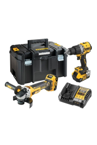 DeWalt DCK2026P2T-QW Kombinovaná sada DCD805 + DCG405, 18 V XR 2×5,0 Ah černá, žlutá Obrázok pre DeWalt DCK2026P2T-QW Kombinovaná sada DCD805 + DCG405, 18 V XR 2×5,0 Ah černá, žlutá