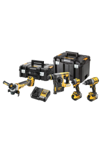 Obrázok pre DeWalt DCK429P3T-QW Kombinovaná sada DCD805 + DCG405 + DCH273 + DCF850, 18 V černá, žlutá