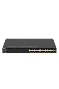 Obrázok pre NETGEAR GSM4328-100AJS Řízený L3 Gigabit Ethernet (10/100/1000) Podpora napájení po Ethernetu (PoE) 1U Černá
