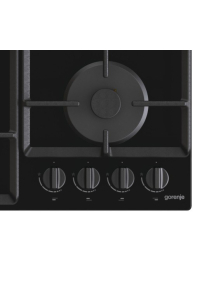 Obrázok pre Gorenje GTW641EB varná deska Černá Vestavěné 60 cm Plynový 4 zóna/zón