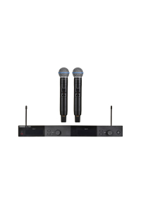 Shure SLXD24DE/B58-G59 - dvojitý digitální bezdrátový systém se dvěma vysílači/mikrofony „do ruky“ (470 - 514 MHz) Obrázok pre Shure SLXD24DE/B58-G59 - dvojitý digitální bezdrátový systém se dvěma vysílači/mikrofony „do ruky“ (470 - 514 MHz)