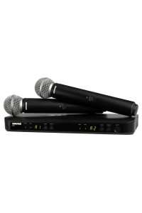 Shure BLX288E/SM58-H8E - bezdrátový systém s přijímačem a dvěma mikrofony SM58 Obrázok pre Shure BLX288E/SM58-H8E - bezdrátový systém s přijímačem a dvěma mikrofony SM58