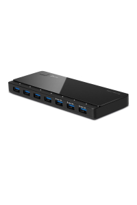 TP-Link UH700 rozbočovač rozhraní USB 3.2 Gen 1 (3.1 Gen 1) Micro-B 5000 Mbit/s Černá Obrázok pre TP-Link UH700 rozbočovač rozhraní USB 3.2 Gen 1 (3.1 Gen 1) Micro-B 5000 Mbit/s Černá