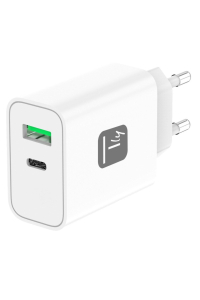 Obrázok pre Techly IPW-USB-30WACG nabíječka na PDA/mobilní telefon Univerzální Bílá AC Rychlé nabíjení Vnitřní