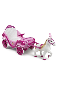 Obrázok pre Huffy Elektrický kočár Disney Princess s koněm 6 V růžový