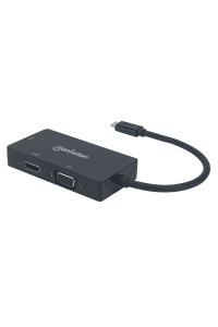 Obrázok pre Manhattan 152983 USB grafický adaptér 3840 x 2160 px Černá