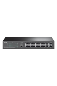Obrázok pre OMADA ES220GP síťový přepínač Řízený Gigabit Ethernet (10/100/1000) Podpora napájení po Ethernetu (PoE) Černá