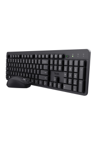 Trust Ody II klávesnice Obsahuje myš Univerzální RF bezdrátový QWERTY Americká angličtina Černá Obrázok pre Trust Ody II klávesnice Obsahuje myš Univerzální RF bezdrátový QWERTY Americká angličtina Černá