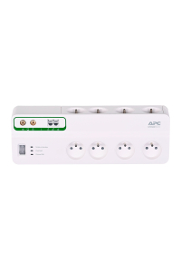 Obrázok pre APC PMF83VT-FR přepěťová ochrana Bílá 8 AC zásuvky / AC zásuvek 230 V 3 m